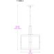 Hayward 3 Light 16 inch Black with Warm Brass Accents Pendant Ceiling Light