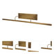 Slim-line 13.5 watt 43 inch Antique Brass Picture Light Wall Light