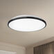 Brook LED 11.13 inch Black Flush Mount Ceiling Light