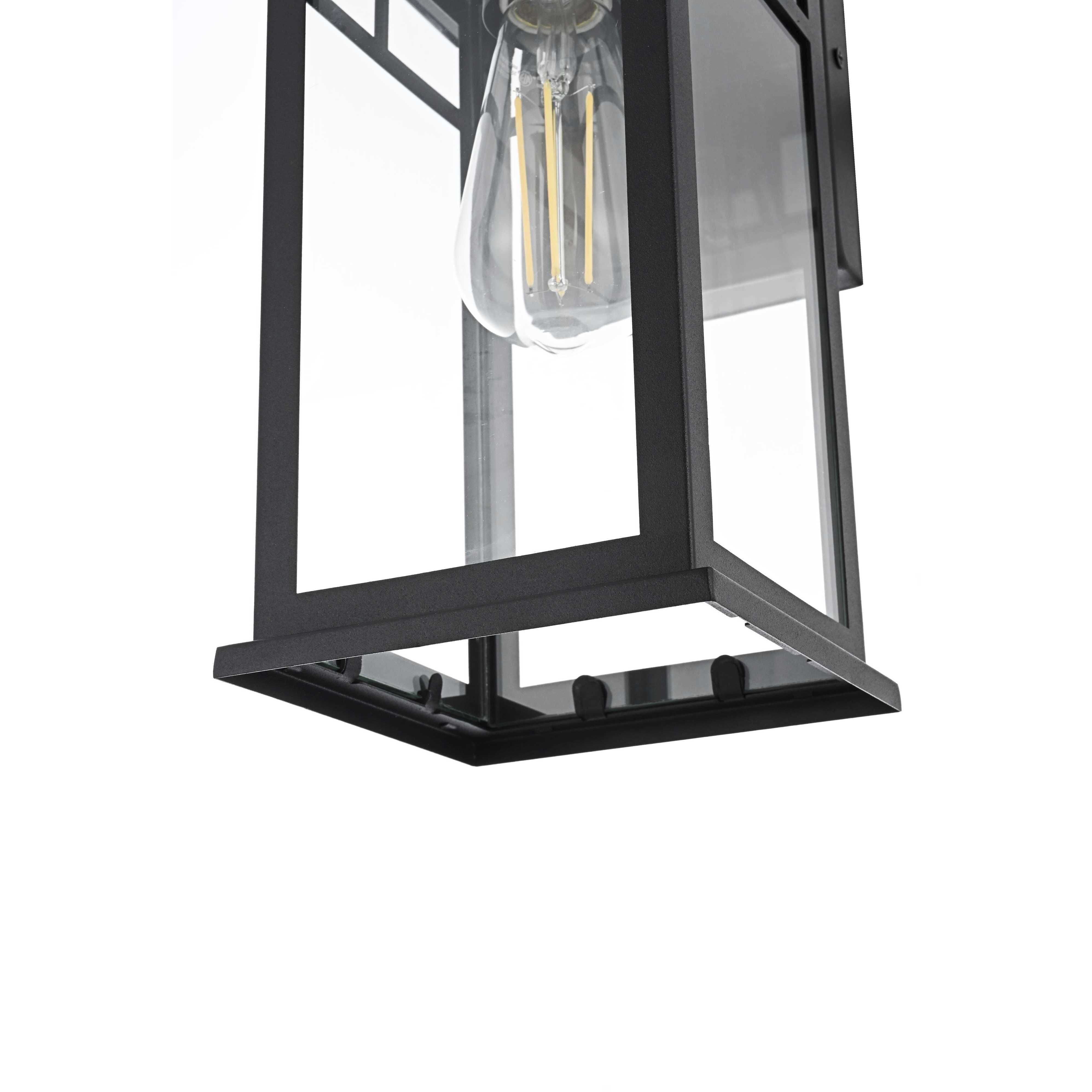 Mercer 1 Light 15.5 inch Black Outdoor Wall Sconce