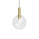 Bubbles 1 Light 12 inch Satin Brass Pendant Ceiling Light