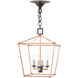 Denison 4 Light 12 inch Mole Black Lantern Pendant Ceiling Light, Small