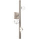 Stella LED 7.8 inch Beige Silver Indoor Sconce Wall Light in Metallic Beige Silver