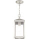 Nyack 1 Light 6 inch Brushed Nickel Outdoor Pendant Lantern
