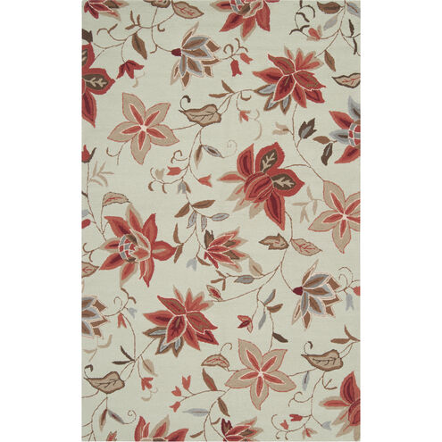 Brentwood 33 X 24 inch Seafoam, Camel, Dark Brown Rug