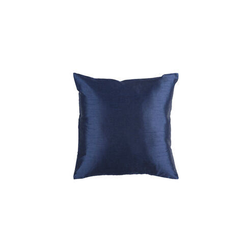 Solid Luxe 18 X 18 inch Navy Pillow Kit, Square