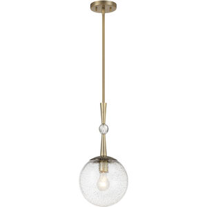 Populuxe 1 Light 9 inch Oxidized Aged Brass Mini Pendant Ceiling Light