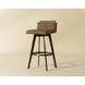 Arizona 35.75 inch Milliken Cognac Swivel Barstool