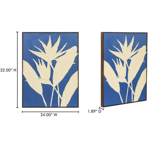 Paradis 2 32 X 24 inch Painting, Framed