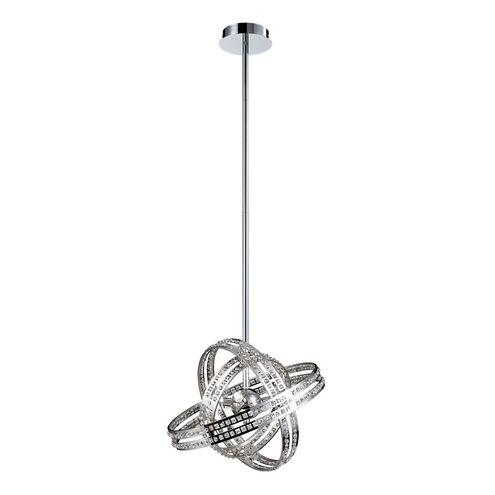 Ace 3 Light 16 inch Polished Chrome Pendant Ceiling Light