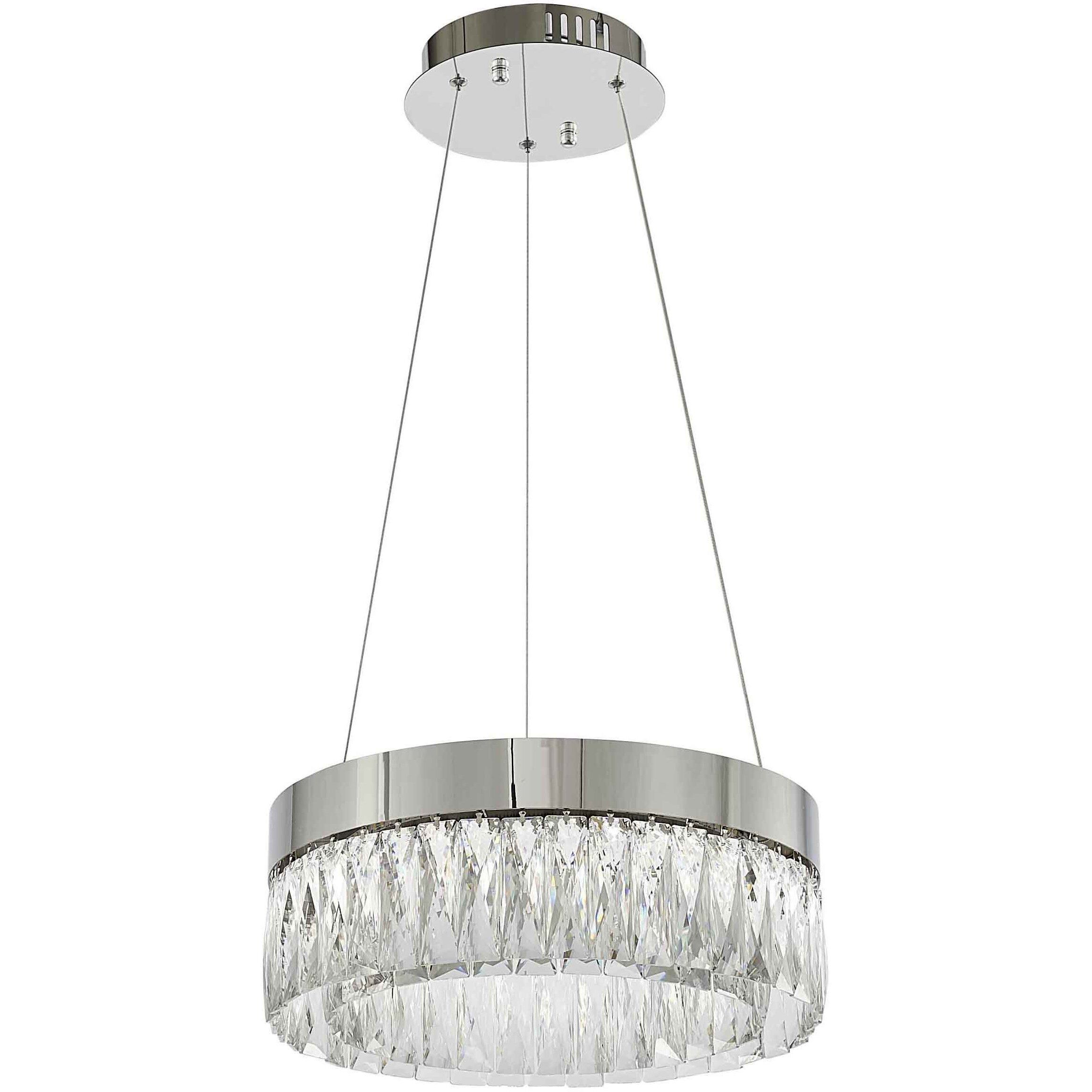 Canada LED 16 inch Chrome Chandelier Ceiling Light