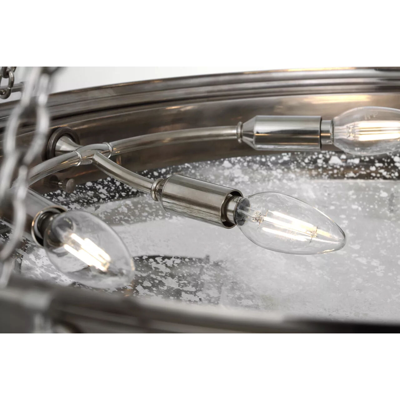 Marie Flanigan Quinn LED 28 inch Pewter Chandelier Ceiling Light