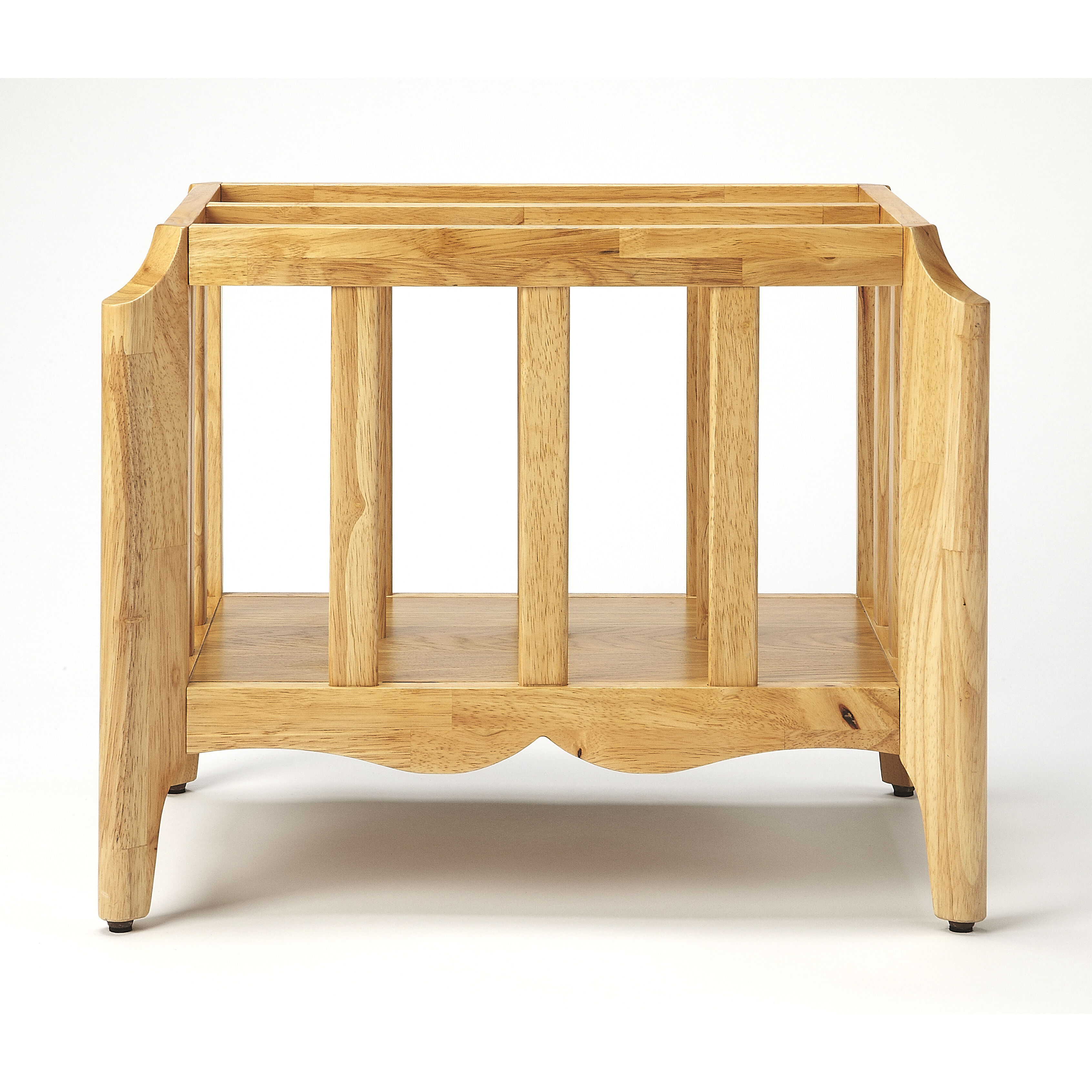 Butler Loft Wilshire  Natural Mango Magazine Rack/Media Storage