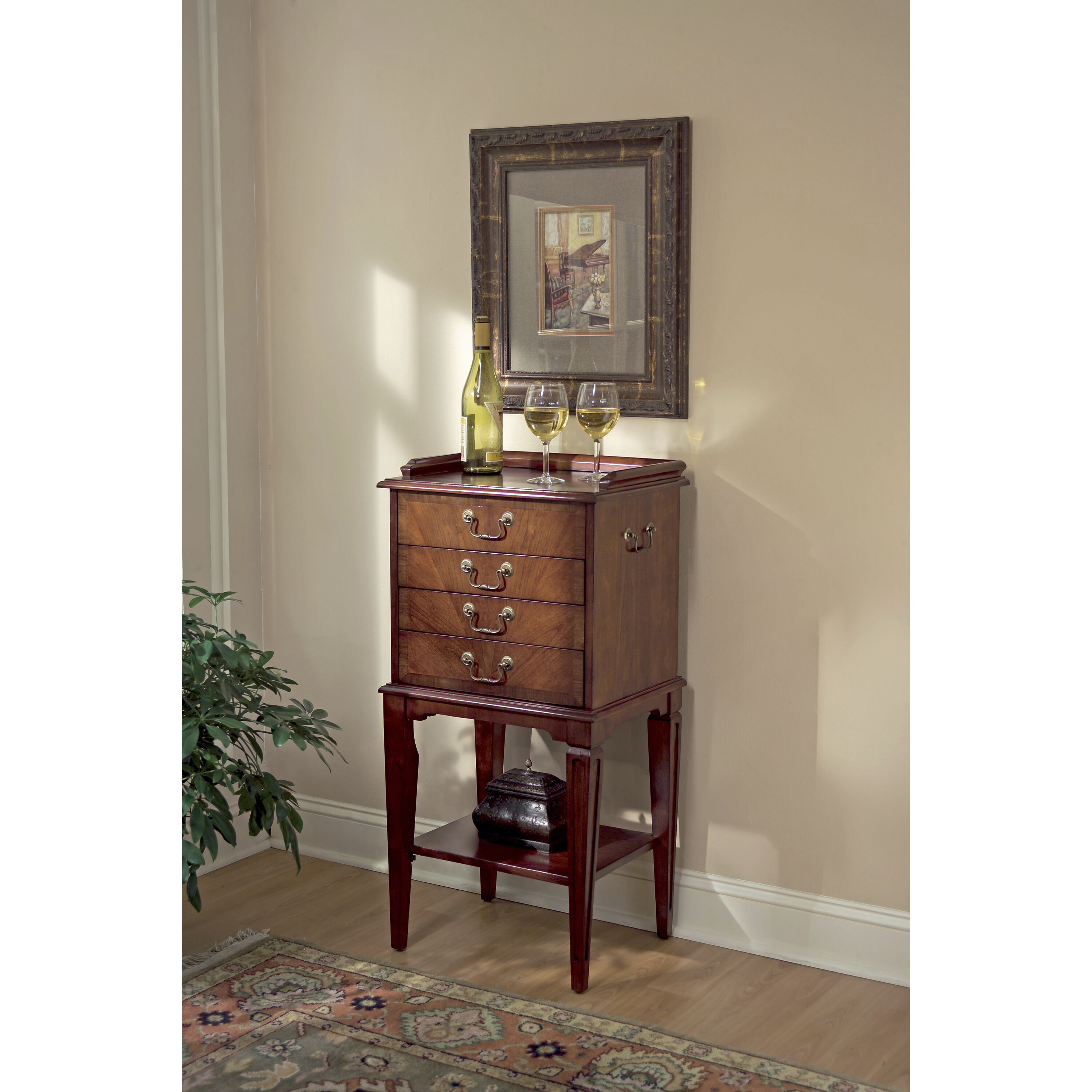 Hardwick  18 X 14 inch Plantation Cherry Serving Table