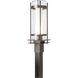 Torch 1 Light 22.25 inch Coastal Dark Smoke Outdoor Post Light