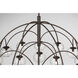 Lenora 19 Light 47.75 inch Dark Bronze Chandelier Ceiling Light