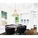 Nova 8 Light 31 inch Champagne Chandelier Ceiling Light