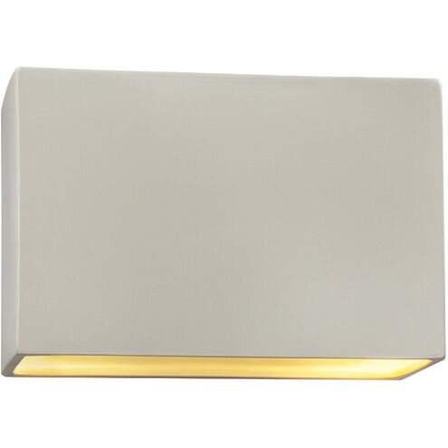 Ambiance Collection LED 10 inch Matte White/Champagne Gold Outdoor Wall Sconce