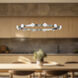 Rezz Pendant Ceiling Light in Brushed Nickel