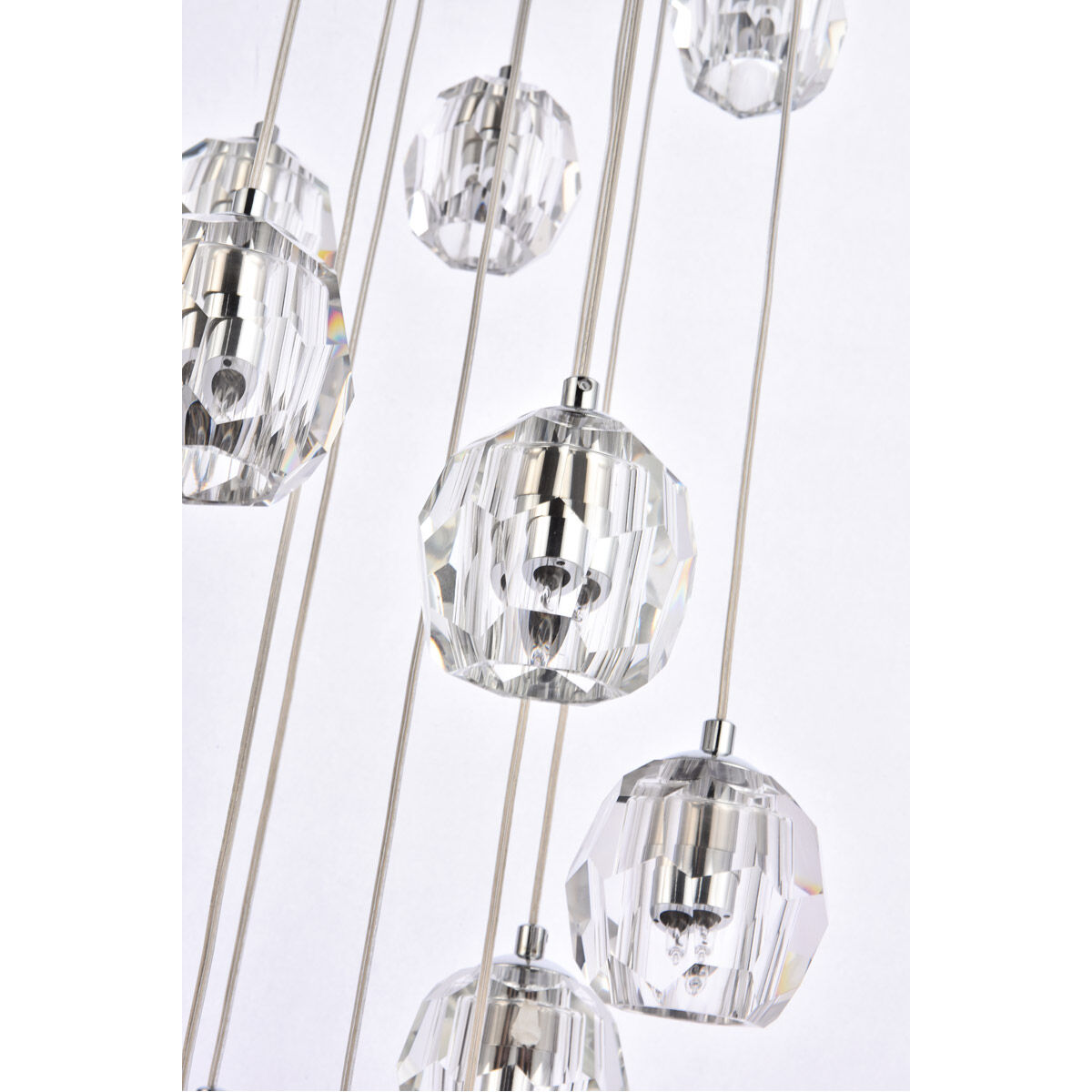 Eren 18 Light 20 inch Chrome Pendant Ceiling Light