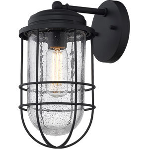 Seaport 1 Light 12 inch Natural Black Outdoor Wall Mount