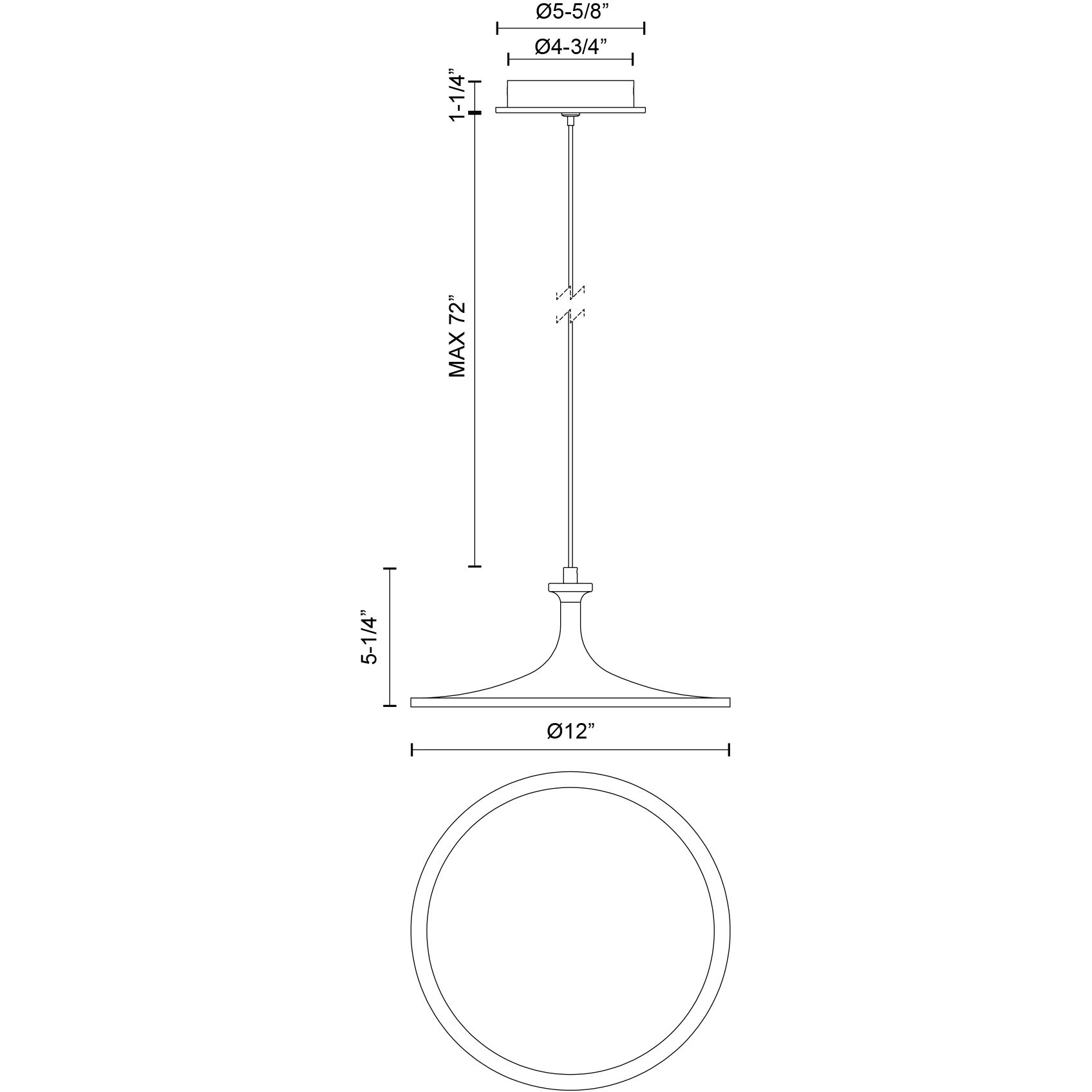 Alora Mood Issa Pendant Ceiling Light in White