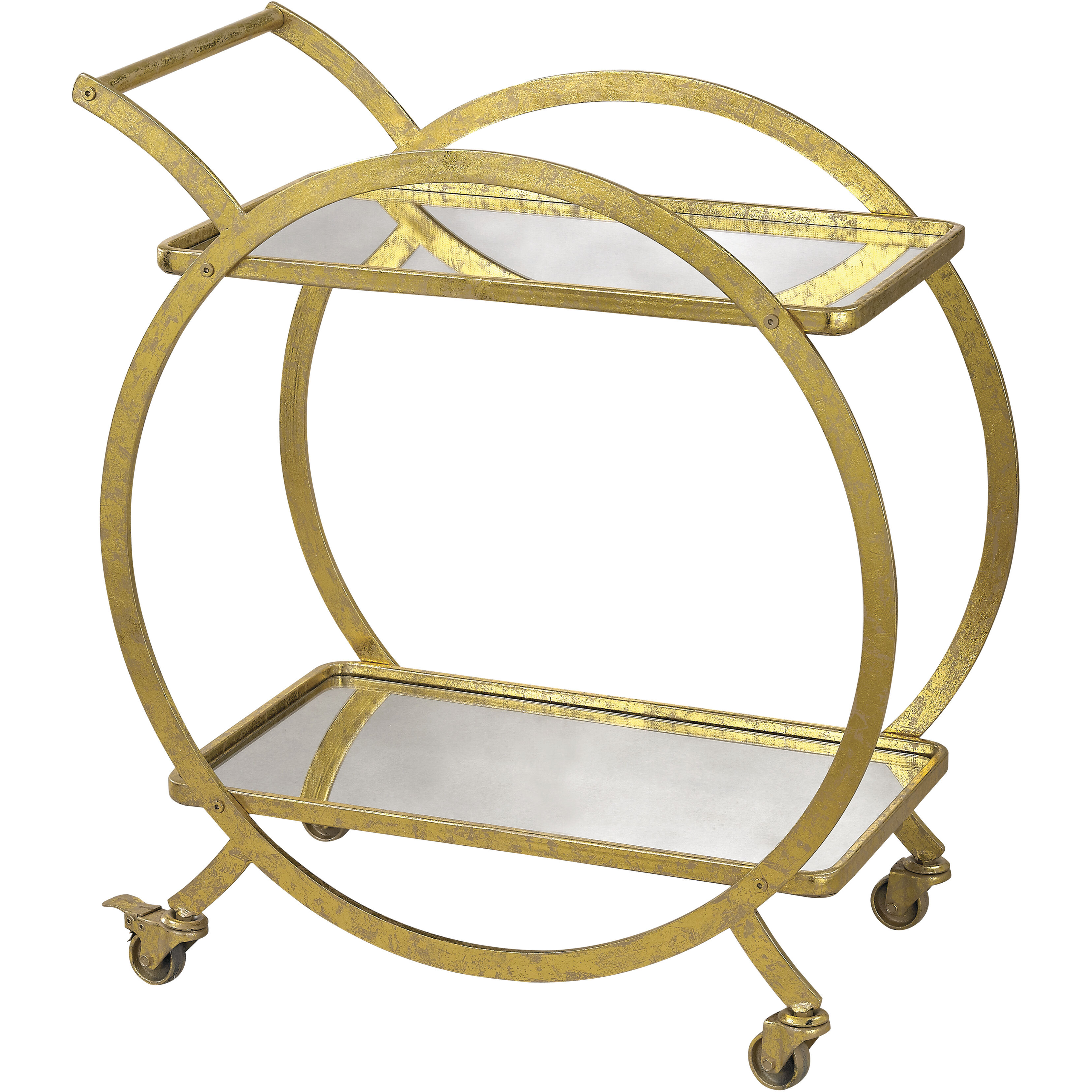 Ring Gold with Antique Mercury Bar Cart
