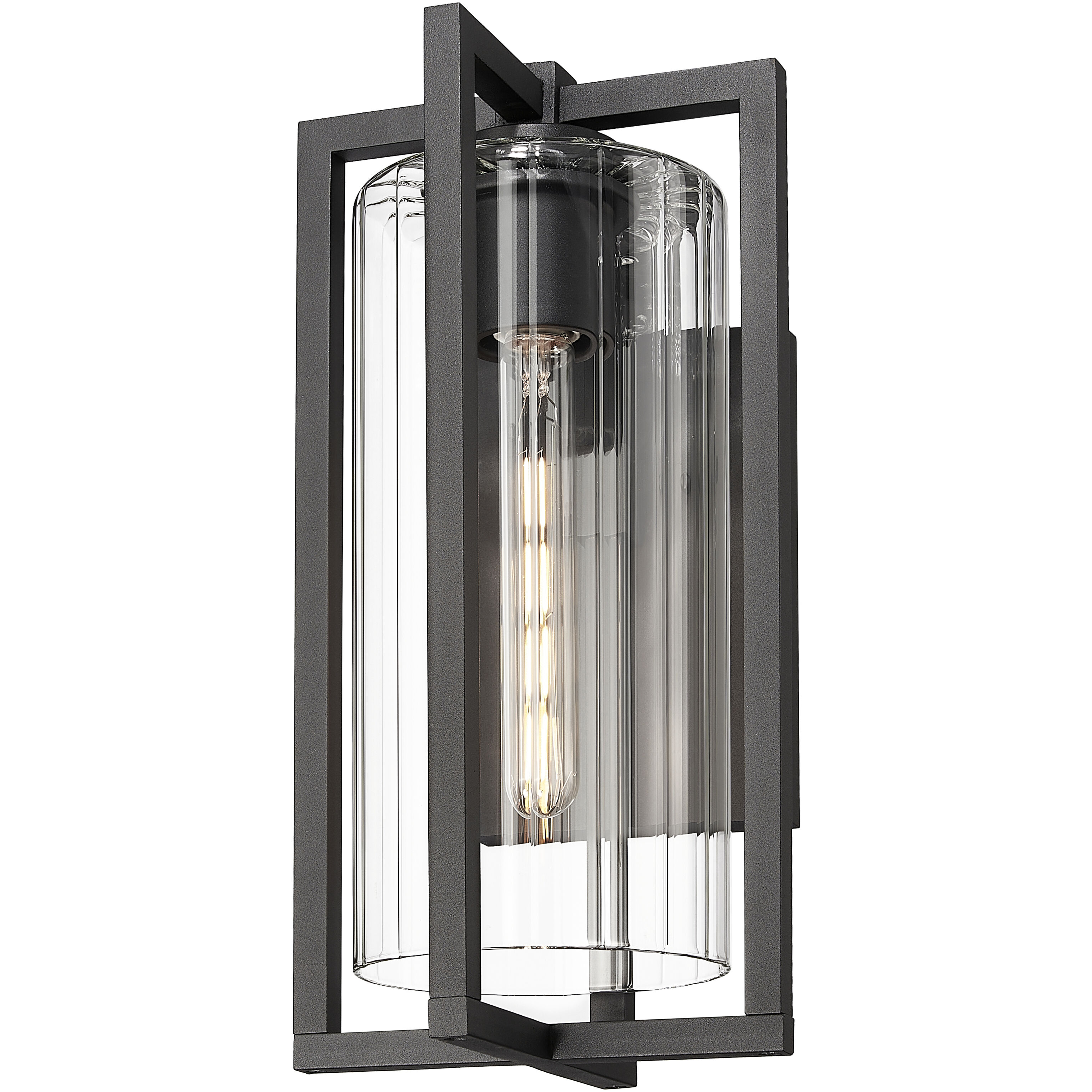 Aura Outdoor Wall Light in Black, G9