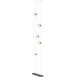 Abacus LED 27.5 inch Ink Floor to Ceiling Plug-In Lamp Ceiling Light in Opal