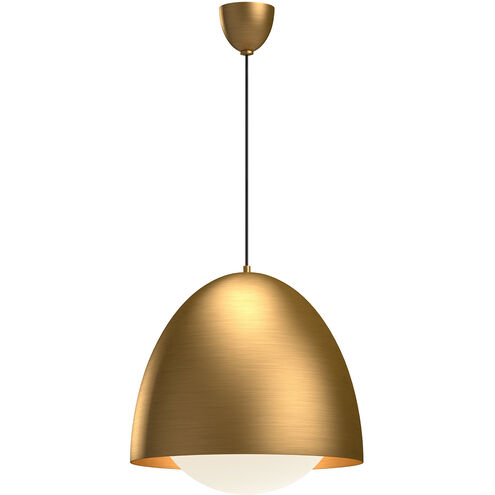 Alora Mood Kenji 1 Light 20 inch Aged Gold Pendant Ceiling Light