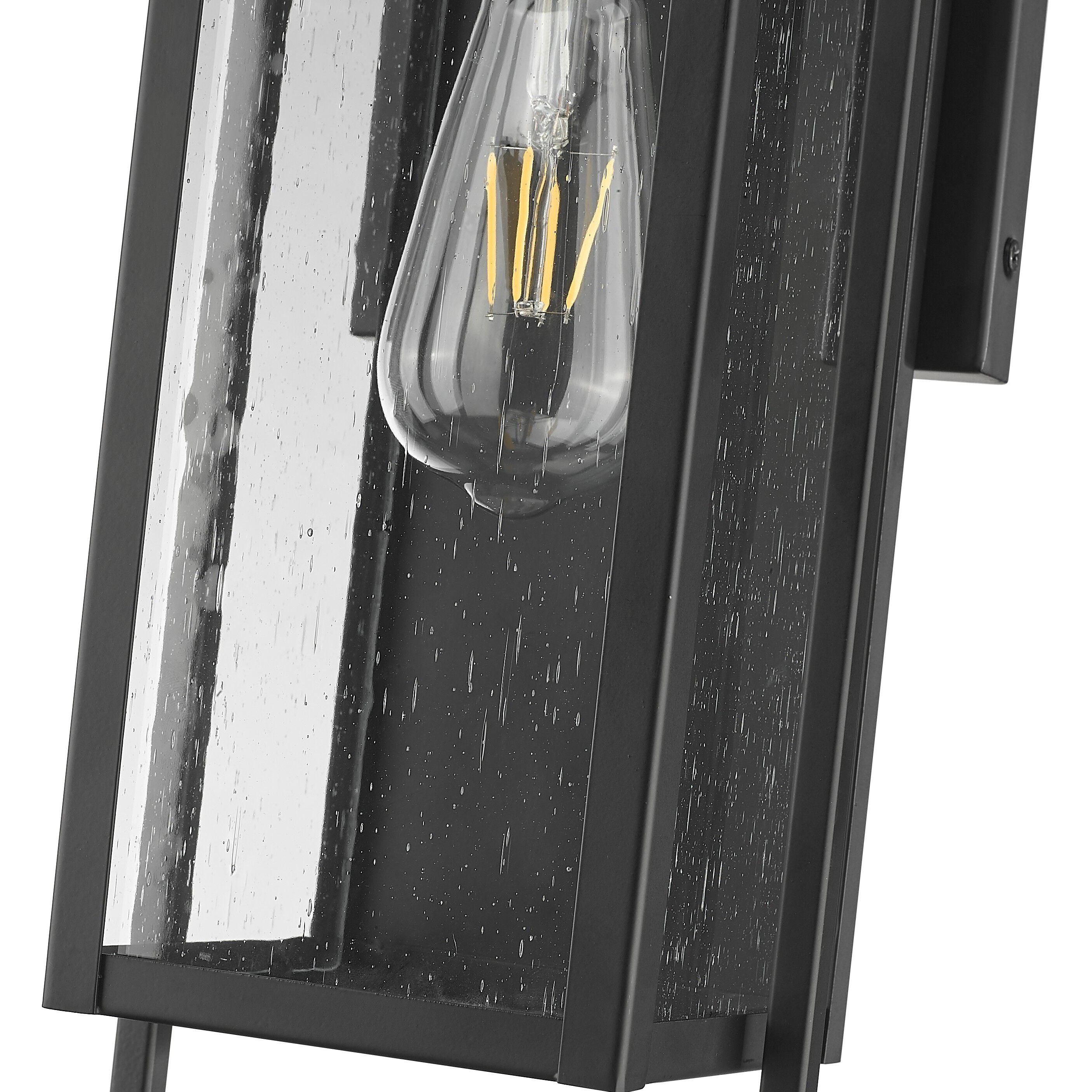 Stockwell 1 Light 16.5 inch Matte Black Exterior Wall Mount