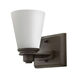 Avon 1 Light 7.25 inch Buckeye Bronze Bath Sconce Wall Light