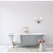 Bethany 2 Light 17 inch Stain Nickel Bath Sconce Wall Light