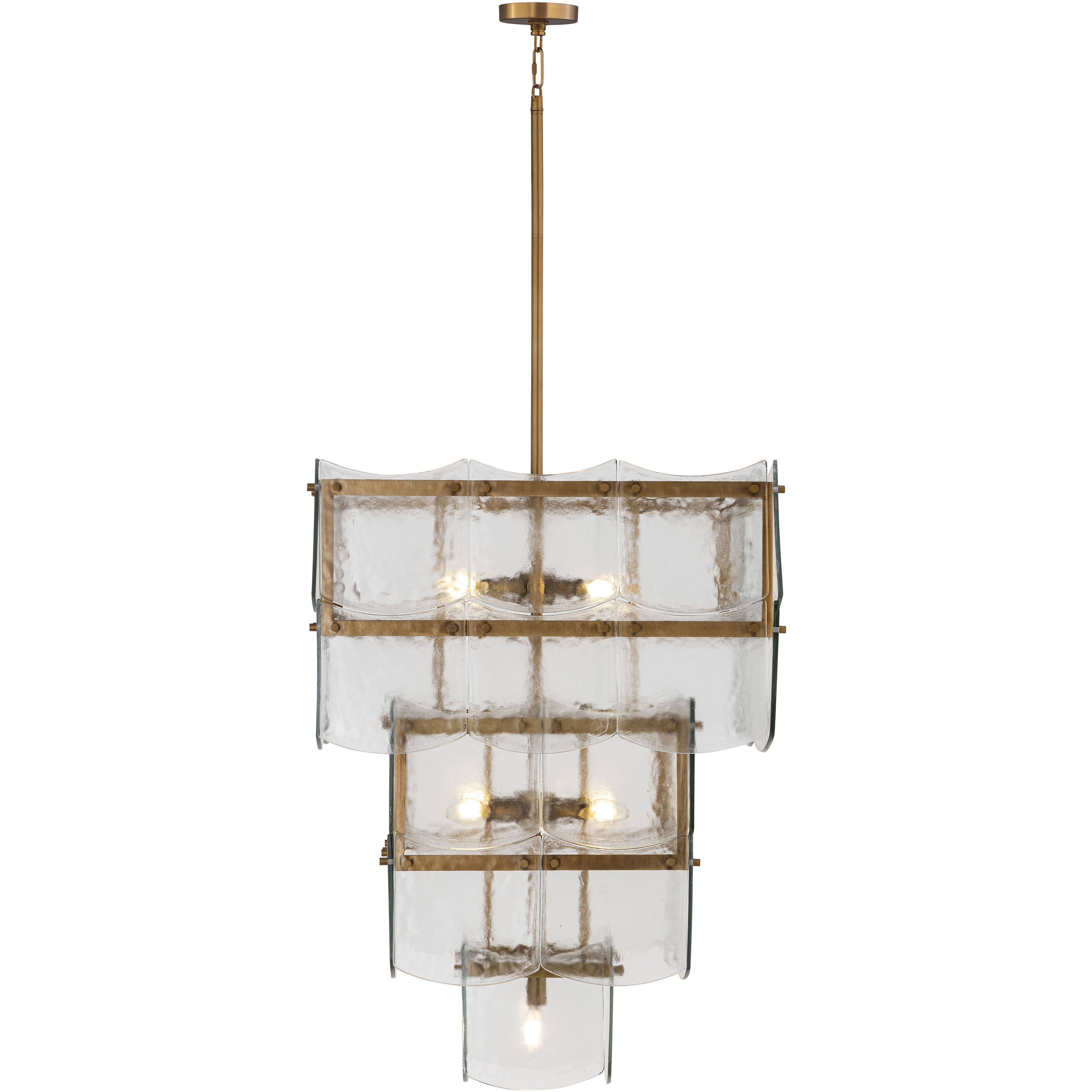 Kiori 9 Light 22.75 inch Legacy Brass Pendant Ceiling Light