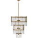Kiori 9 Light 22.75 inch Legacy Brass Pendant Ceiling Light