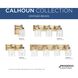Calhoun 4 Light 30 inch Vintage Brass Bath Vanity Wall Light