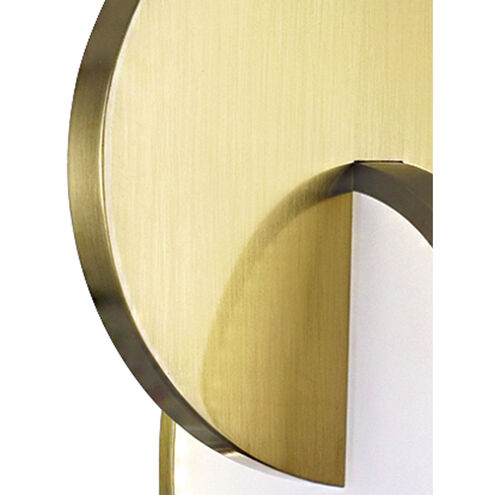 Tranche LED 9 inch Brushed Brass Wall Sconce Wall Light
