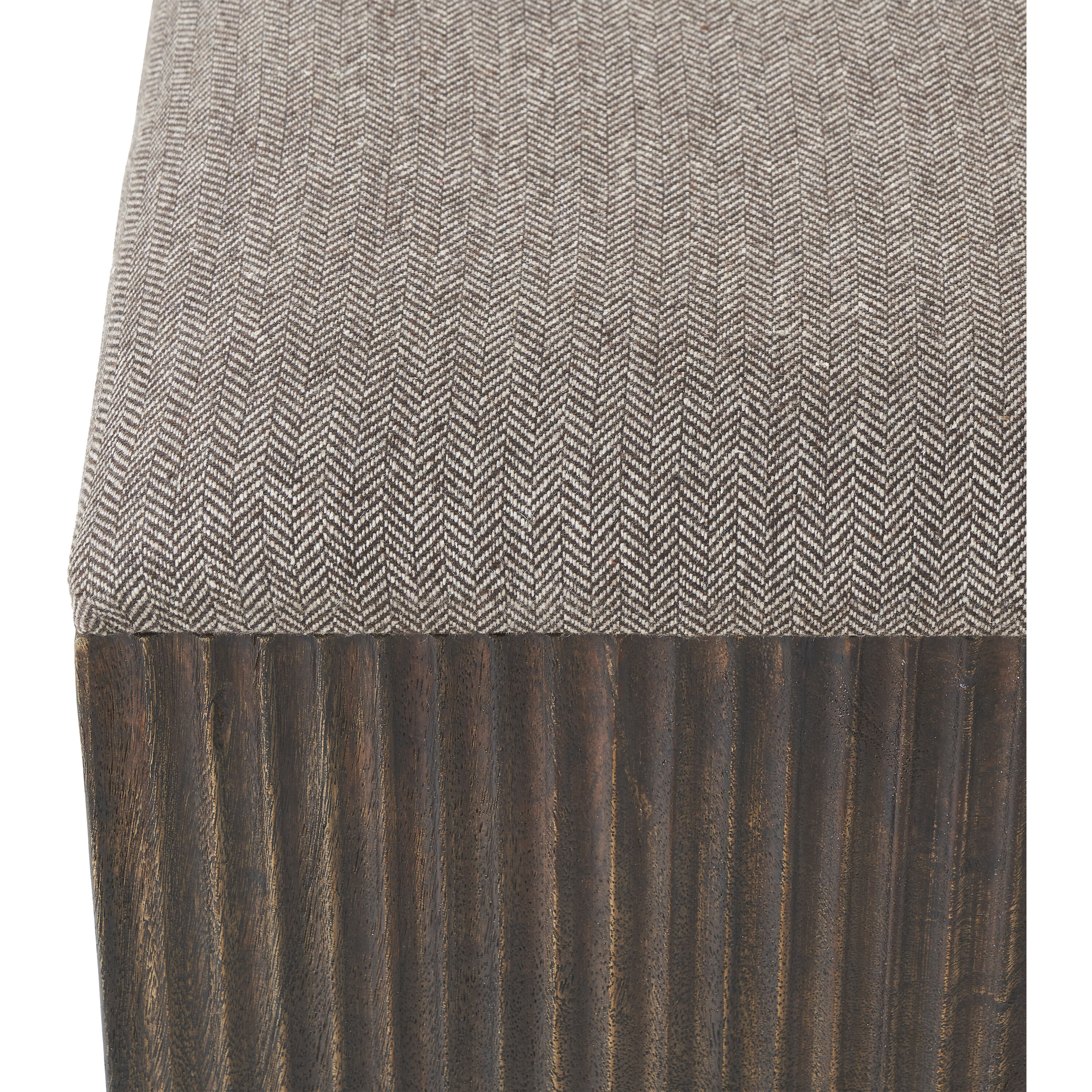 Tristan 18 inch Walnut Stool