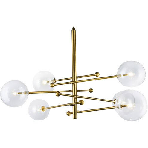 Canada LED 39 inch Gold Chandelier Ceiling Light