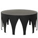 Morocco 36 X 36 inch Matte Black Coffee Table