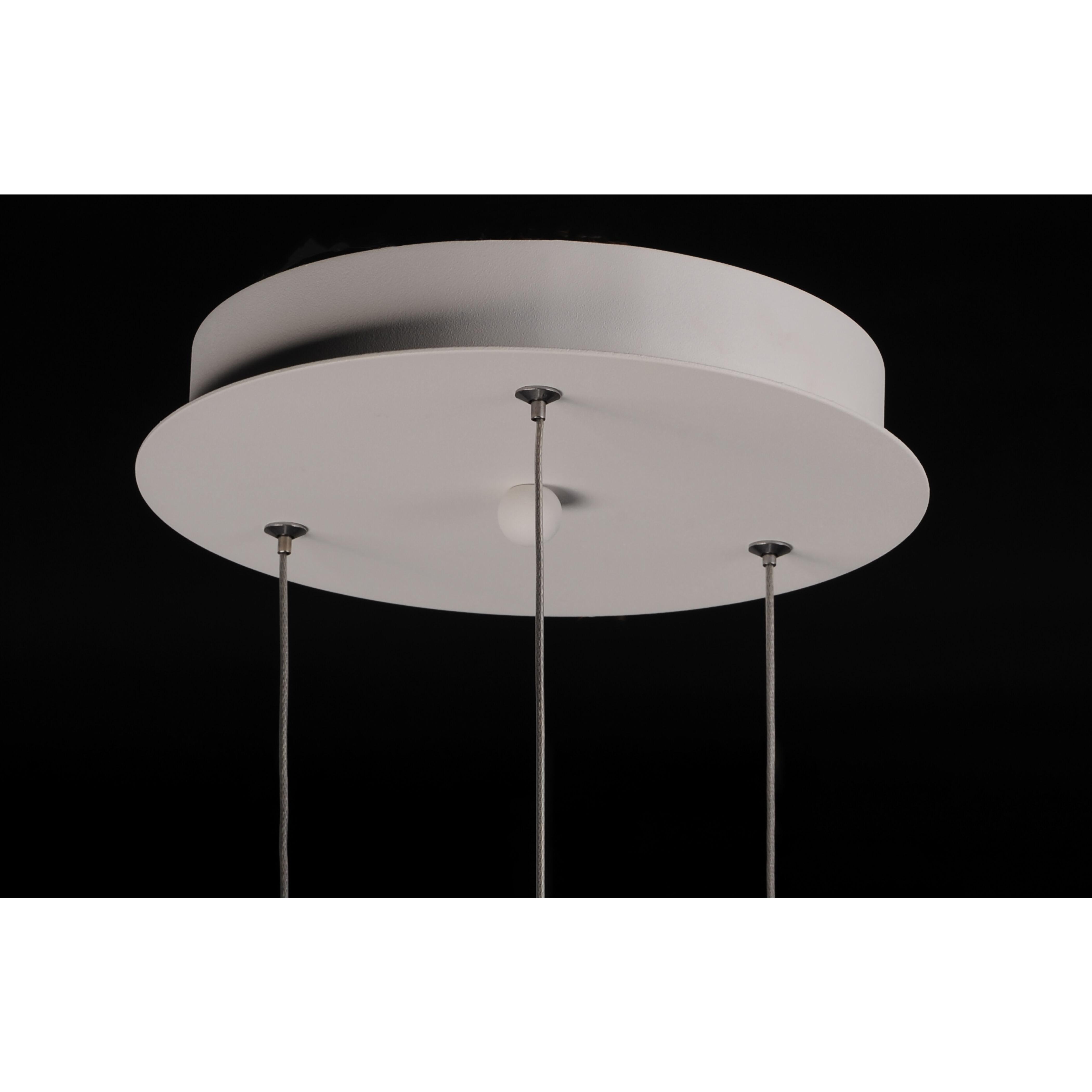 Circuit LED 17 inch Matte White Multi-Light Pendant Ceiling Light