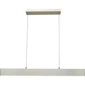 Slim LED 0.6 inch Brushed Aluminum Pendant Ceiling Light