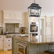 Abingdon 4 Light 21.25 inch Antique Black Iron Pendant Ceiling Light