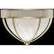 Mirage 3 Light 18.75 inch Gold Flush Mount Ceiling Light
