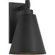 Ryder 1 Light 15 inch Matte Black Outdoor Wall Lantern