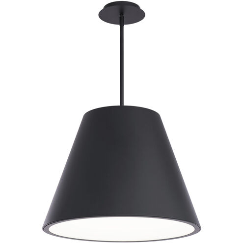 Myla 1 Light 20 inch Black Outdoor Pendant