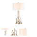 Lemuria 32 inch 60.00 watt Antique Silver Buffet Table Lamp Portable Light, Flambeau