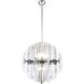 Canada 10 Light 25.9 inch Chrome Chandelier Ceiling Light