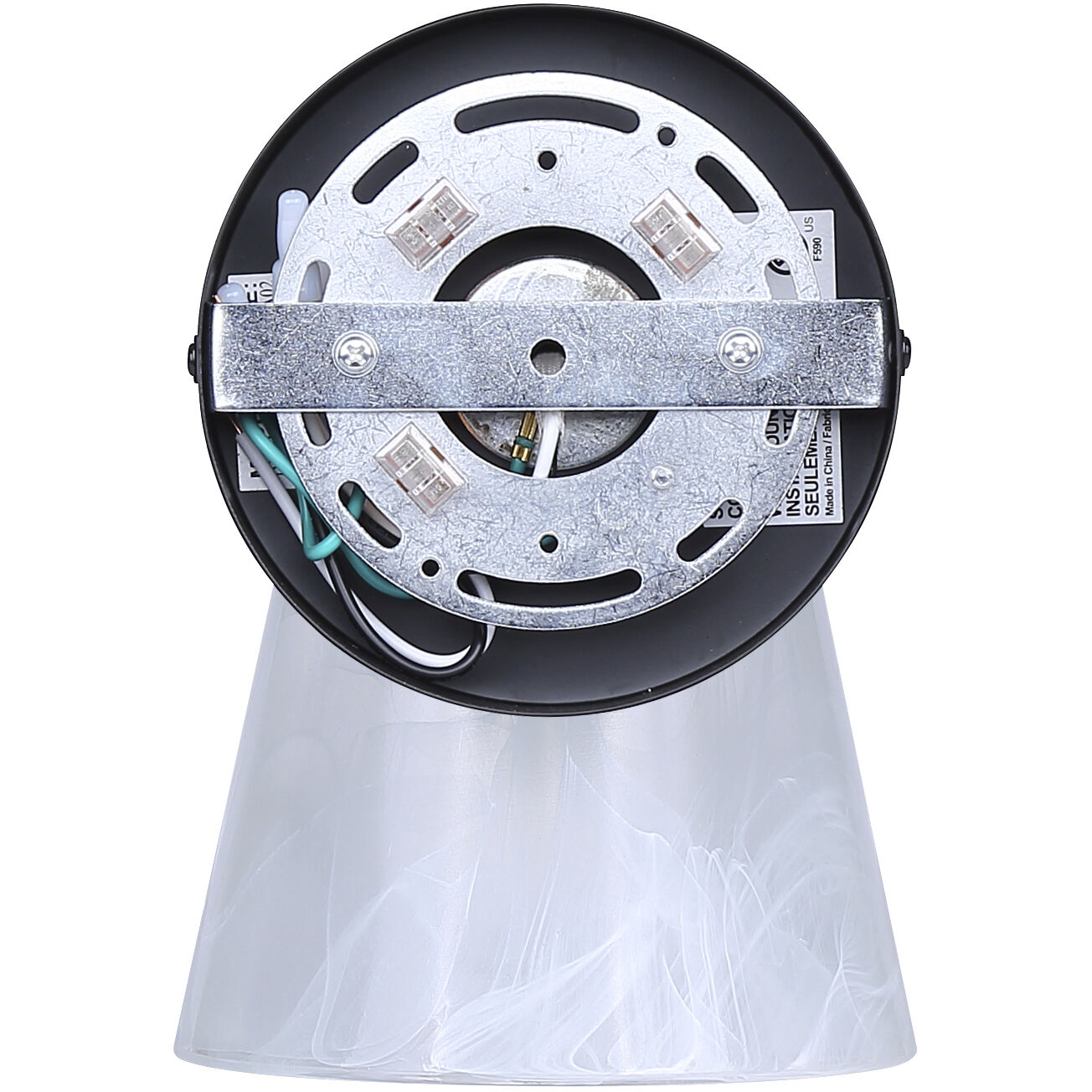 Luelle 1 Light 7.87 inch Black Vanity Light Wall Light