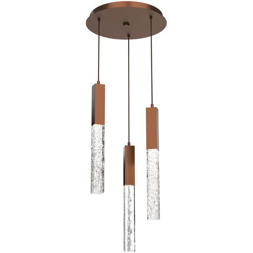 Axis LED 16.5 inch Burnished Bronze Chandelier Ceiling Light in 3000K LED, Multi-Port